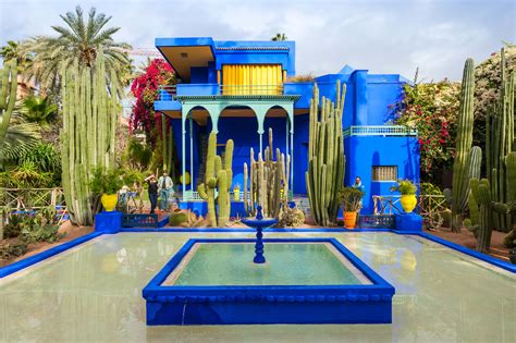 jardin yves saint laurent marrakech|yves saint laurent jardin majorelle.